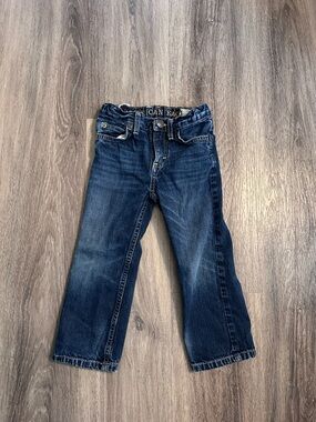 77kids Dark Blue Kids Denim Jeans with Contrast Stitching